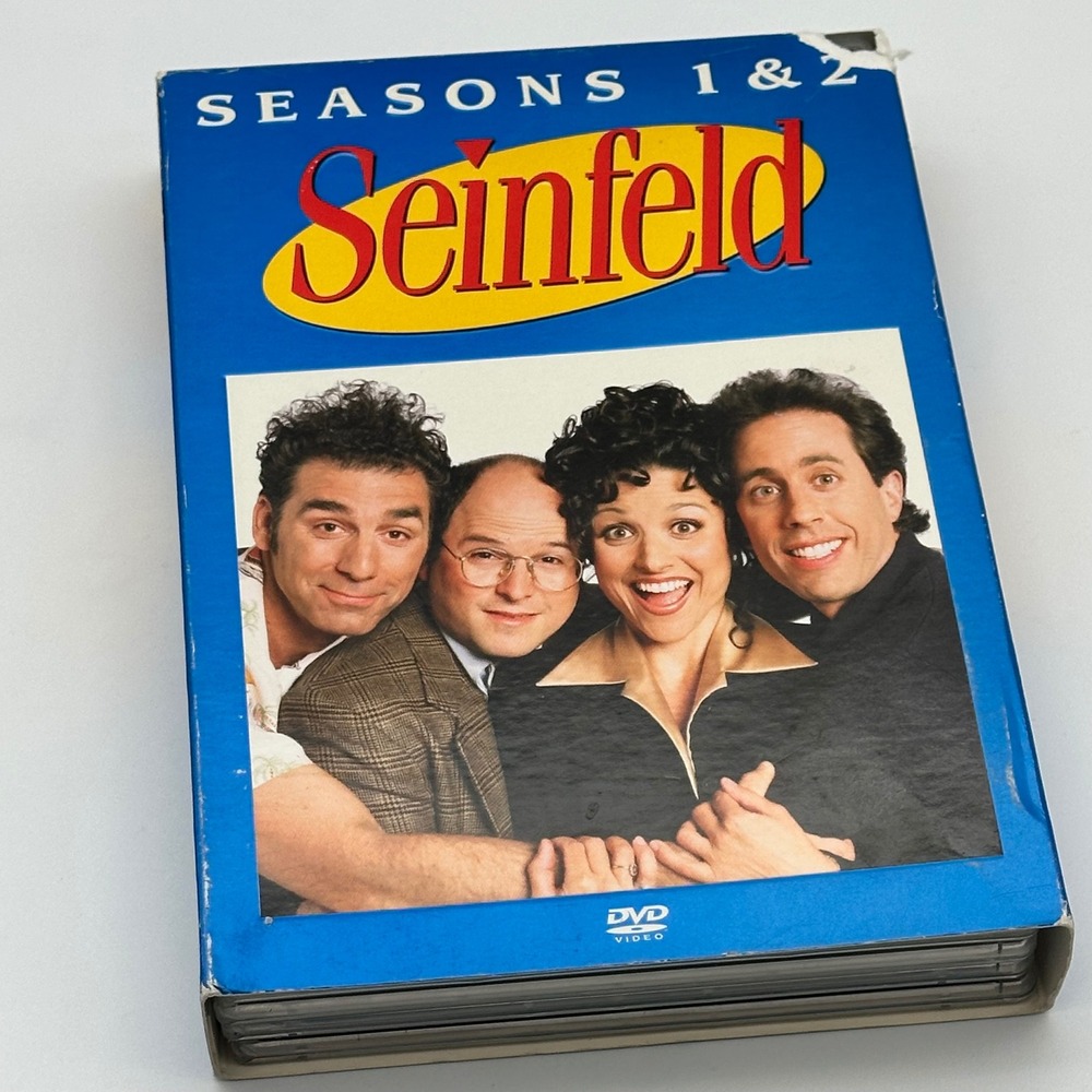 Seinfeld Seasons 1 & 2 DVD Box Set 4-Disc Volume 1 2004 043396053410‎